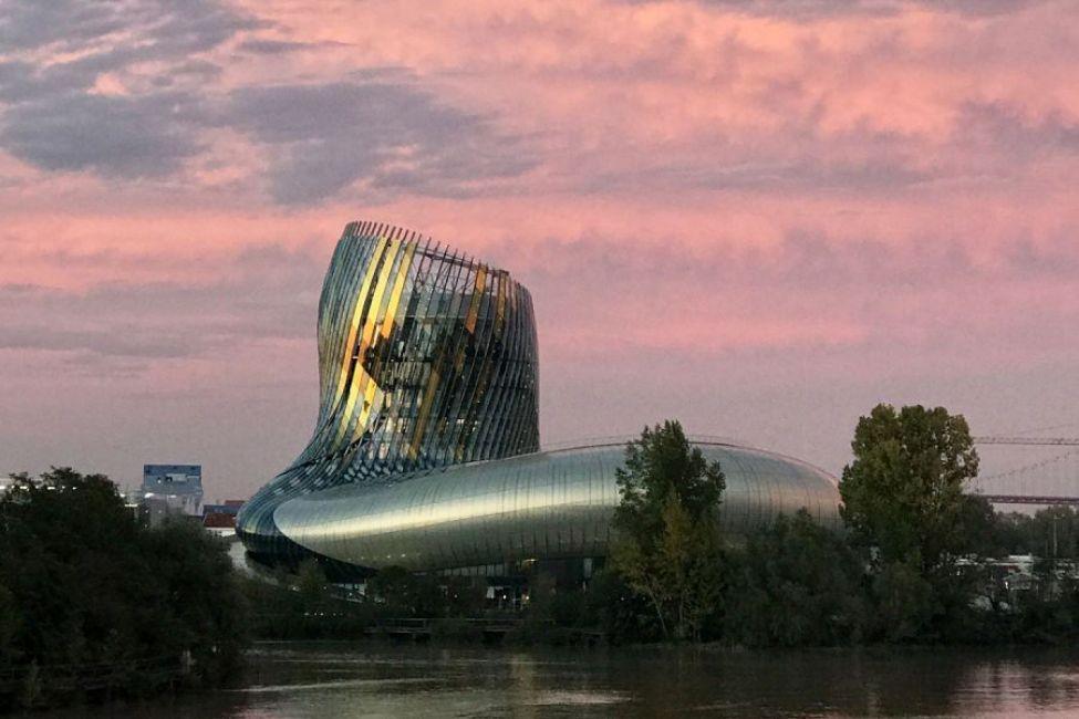 Vue sur la Cité du Vin à Bacaln Bordeaux